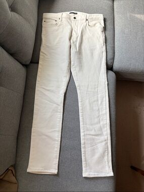 John Varvatos Slim White Jeans